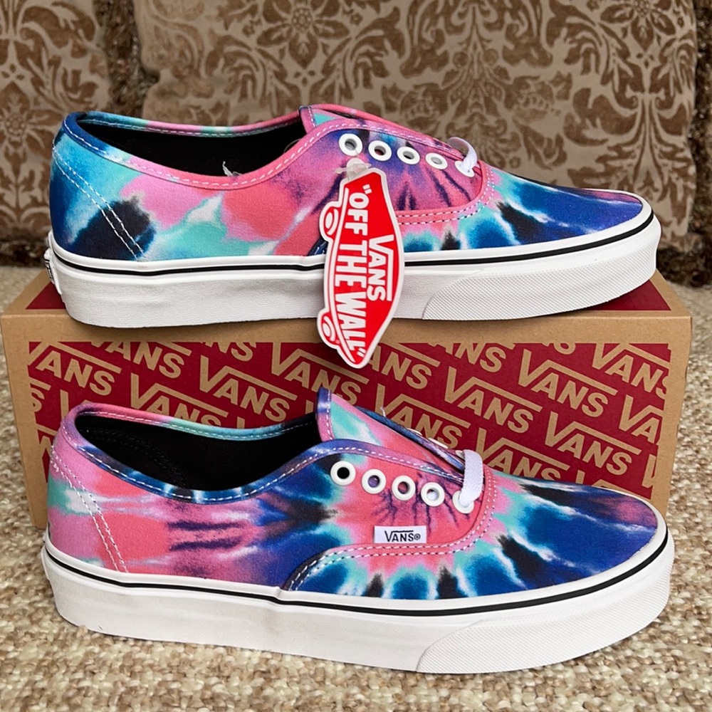 Vans Authentic Tie Dye Multi/True White WMNS - Picture 1 of 16